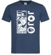 Чоловіча футболка Jotaro Kujo Темно-синій фото