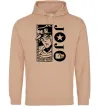 Жіноча толстовка (худі) Jotaro Kujo Пісочний фото
