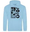 Женская толстовка (худи) Jotaro Kujo Голубой фото