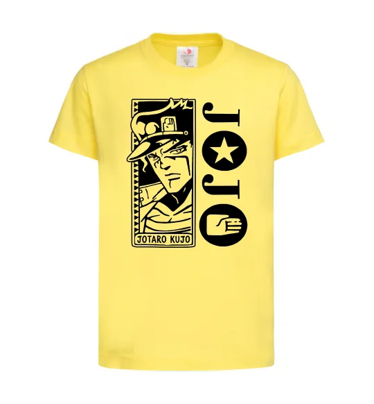 Детская футболка Jotaro Kujo Лимонный фото