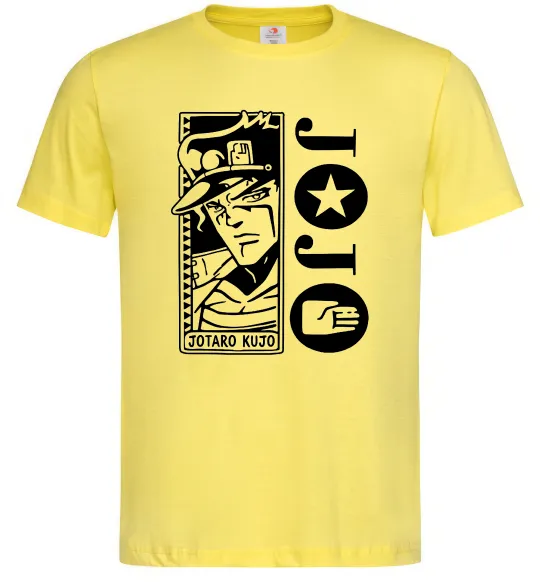 Чоловіча футболка Jotaro Kujo Лимонний фото