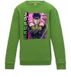 Дитячий світшот Jojo`s adventure Josuke Лаймовий фото