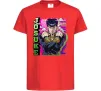 Дитяча футболка Jojo`s adventure Josuke Червоний фото