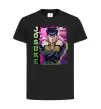 Детская футболка Jojo`s adventure Josuke Черный фото