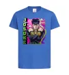 Детская футболка Jojo`s adventure Josuke Ярко-синий фото