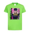 Детская футболка Jojo`s adventure Josuke Лаймовый фото