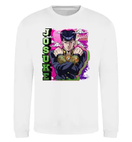 Світшот Jojo`s adventure Josuke Білий фото