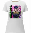 Жіноча преміум футболка Jojo`s adventure Josuke Білий фото