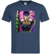 Чоловіча футболка Jojo`s adventure Josuke Темно-синій фото