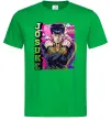 Чоловіча футболка Jojo`s adventure Josuke Зелений фото