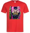 Чоловіча футболка Jojo`s adventure Josuke Червоний фото