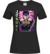 Женская футболка Jojo`s adventure Josuke Черный фото