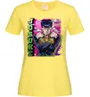 Женская футболка Jojo`s adventure Josuke Лимонный фото