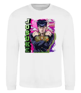Свитшот Jojo`s adventure Josuke Белый фото