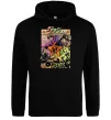 Мужская толстовка (худи) Джоджо комікс Черный фото