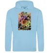 Женская толстовка (худи) Джоджо комікс Голубой фото