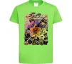 Детская футболка Джоджо комікс Лаймовый фото