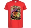 Детская футболка Джоджо комікс Красный фото