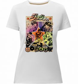 Женская премиум футболка Джоджо комікс