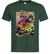 Мужская футболка Джоджо комікс Темно-зеленый фото