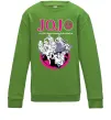 Детский Свитшот Джоджо golden wind Лаймовый фото