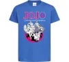 Детская футболка Джоджо golden wind Ярко-синий фото