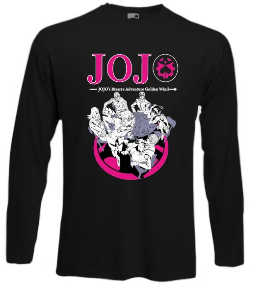 Лонгслив Джоджо golden wind Черный фото