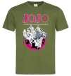 Мужская футболка Джоджо golden wind Оливковый фото