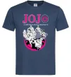 Мужская футболка Джоджо golden wind Темно-синий фото