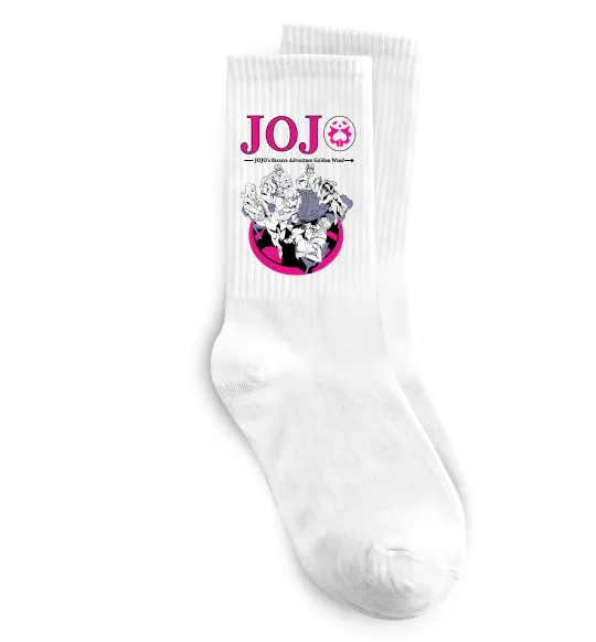 Носки Джоджо golden wind Белый фото