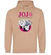 Женская толстовка (худи) Джоджо golden wind Песочный фото