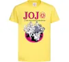 Детская футболка Джоджо golden wind Лимонный фото