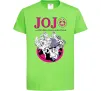 Детская футболка Джоджо golden wind Лаймовый фото