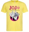 Мужская футболка Джоджо golden wind Лимонный фото