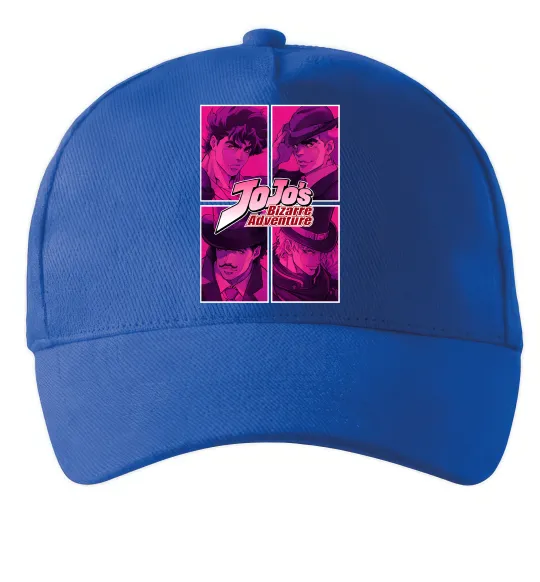 Кепка Jojo bizarre adventure Ярко-синий фото