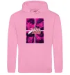 Мужская толстовка (худи) Jojo bizarre adventure Розовый фото