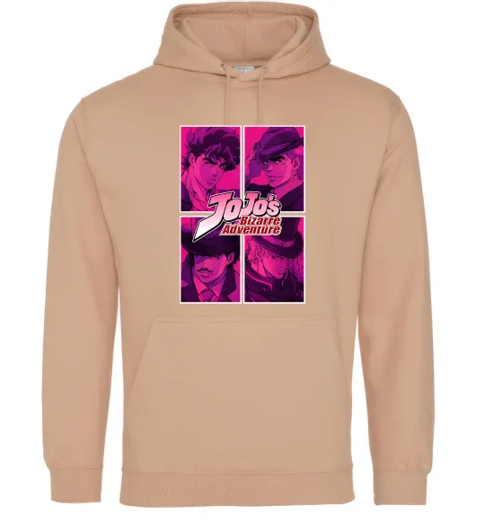 Чоловіча толстовка (худі) Jojo bizarre adventure Пісочний фото