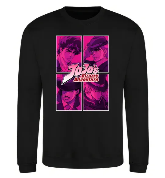 Свитшот Jojo bizarre adventure Черный фото