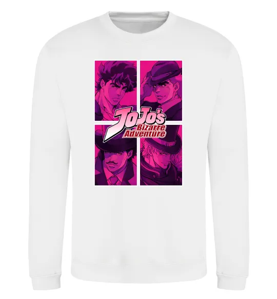 Свитшот Jojo bizarre adventure Белый фото