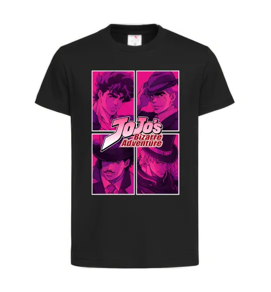 Дитяча футболка Jojo bizarre adventure Чорний фото