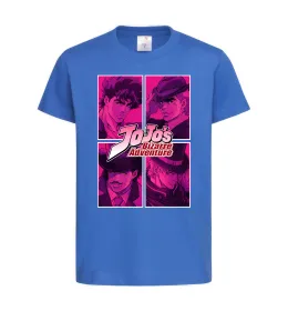 Дитяча футболка Jojo bizarre adventure Яскраво-синій фото