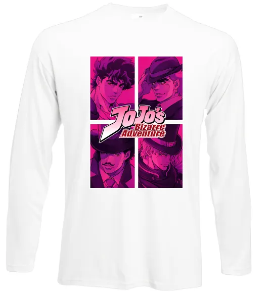 Лонгслив Jojo bizarre adventure Белый фото
