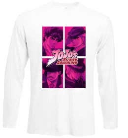 Лонгслів Jojo bizarre adventure Білий фото