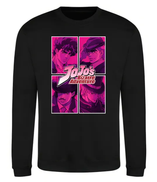 Свитшот Jojo bizarre adventure Черный фото