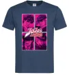 Чоловіча футболка Jojo bizarre adventure Темно-синій фото