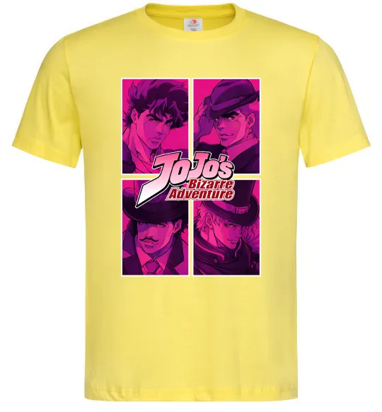Чоловіча футболка Jojo bizarre adventure Лимонний фото