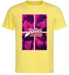 Чоловіча футболка Jojo bizarre adventure Лимонний фото
