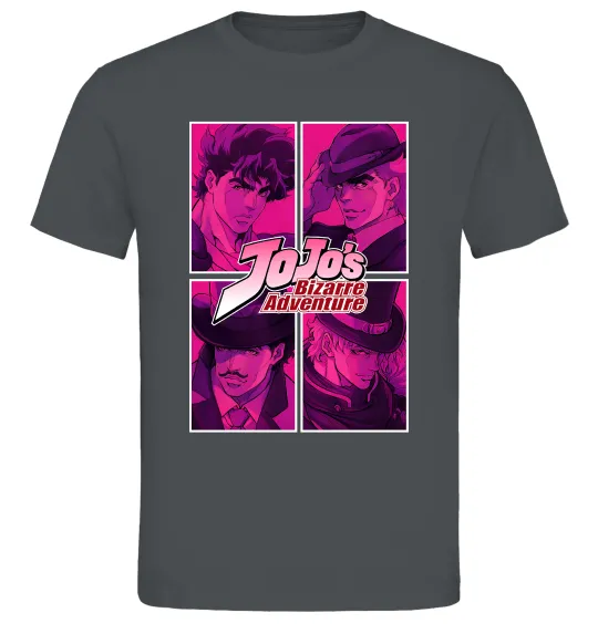 Чоловіча футболка Jojo bizarre adventure Графіт фото