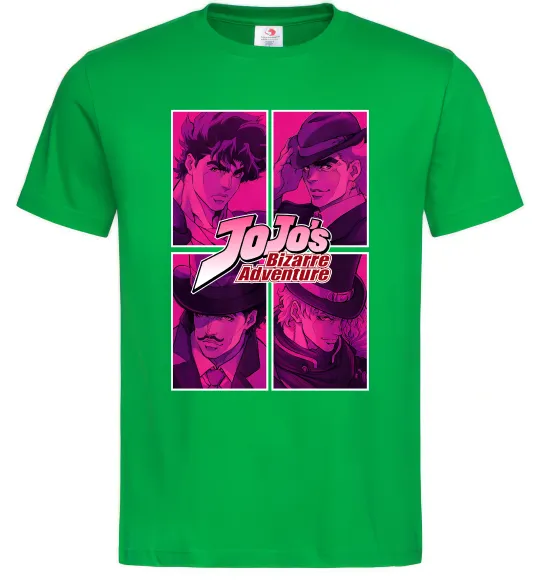 Чоловіча футболка Jojo bizarre adventure Зелений фото