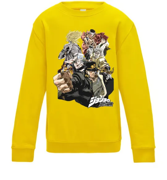 Детский Свитшот Джоджо Солнечно желтый фото
